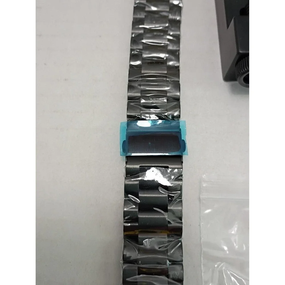 Black Stainless Steel Watch Band Quick Release Replacement Band 20mm 22mm